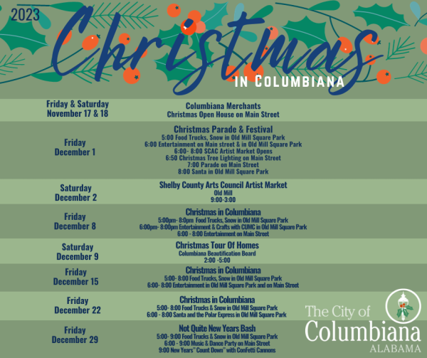 Christmas in Columbiana Poster