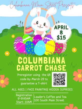 Flyer advertising the Carrot Chase
