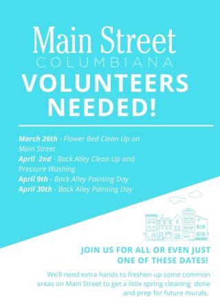 Volunteers Needed Flyer